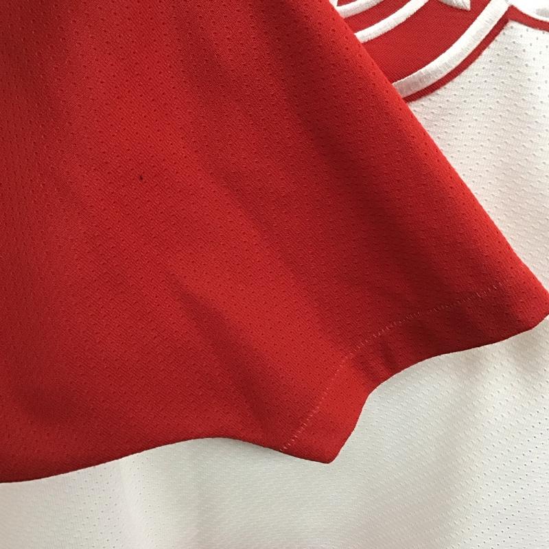 古着 USED カットソー 長袖 ホッケーシャツ Vネックカットソー ロングスリーブカットソー プリントTシャツ XXL ロゴ、文字 白 / ホワイト / X 赤 / レッド /  メンズ USED 古着 中古 10119955