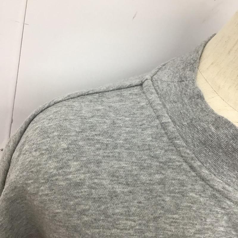 ナイキ NIKE ジャケット、上着 ジャンパー、ブルゾン L ロゴ、文字 X 刺繍 灰 / グレー /  レディース USED 古着 中古 10128226