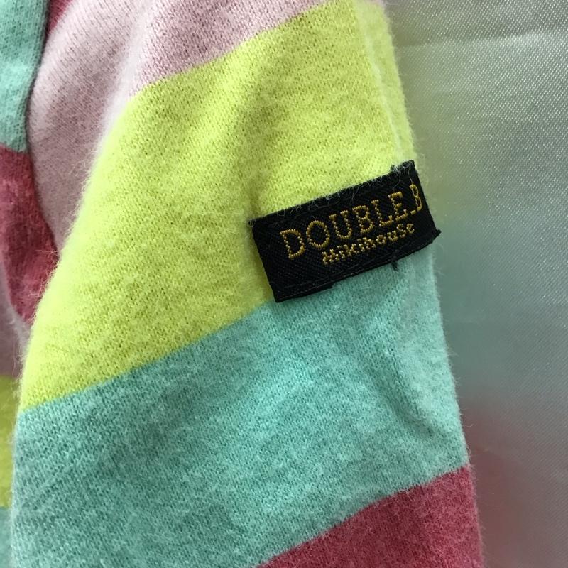 ダブルB Double B Tシャツ 長袖 80cm ボーダー柄 マルチカラー / マルチカラー /  ガールズ USED 古着 中古 10116785