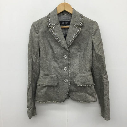 エポカ EPOCA ジャケット、上着 ジャケット、ブレザー 40  灰 / グレー /  レディース USED 古着 中古 10138282