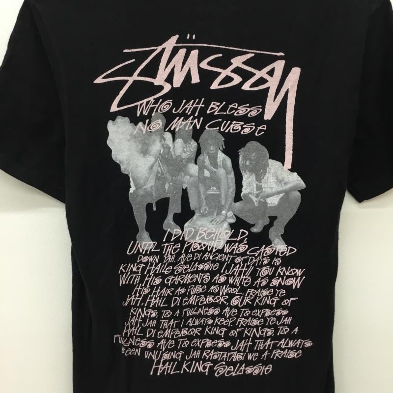 ステューシー STUSSY Tシャツ 半袖 S プリント 黒 / ブラック /  メンズ USED 古着 中古 10144400