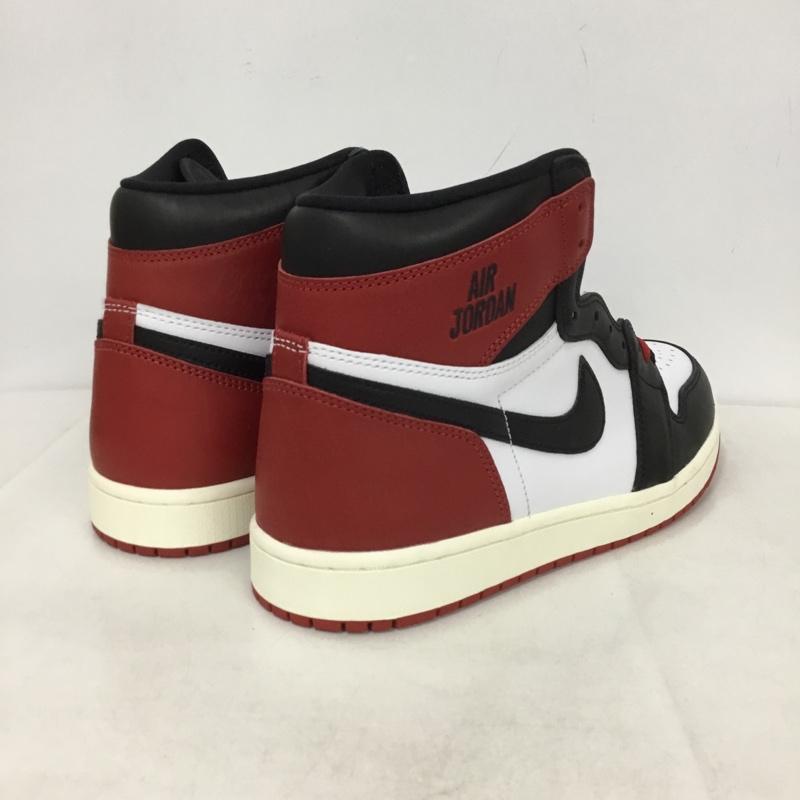 ナイキ NIKE スニーカー スニーカー DZ5485-106 AIR JORDAN 1 RETRO HIGH OG 28.5cm 箱有 28.5cm ロゴ、文字 白 / ホワイト / X 黒 / ブラック / X 赤 / レッド /  メンズ USED 古着 中古 10145769
