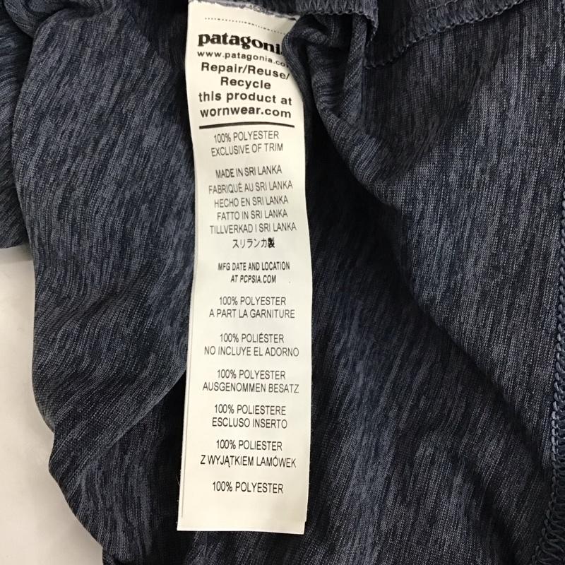 パタゴニア patagonia Tシャツ 半袖 45235sp23 半袖カットソー プリントTシャツ クルーネックカットソー M ロゴ、文字 紺 / ネイビー /  メンズ USED 古着 中古 10112826