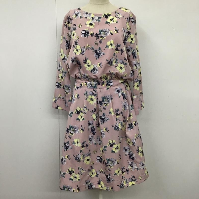 インデックス index ワンピース ロングスカート 長袖 M 花柄 マルチカラー / マルチカラー /  レディース USED 古着 中古 10111506