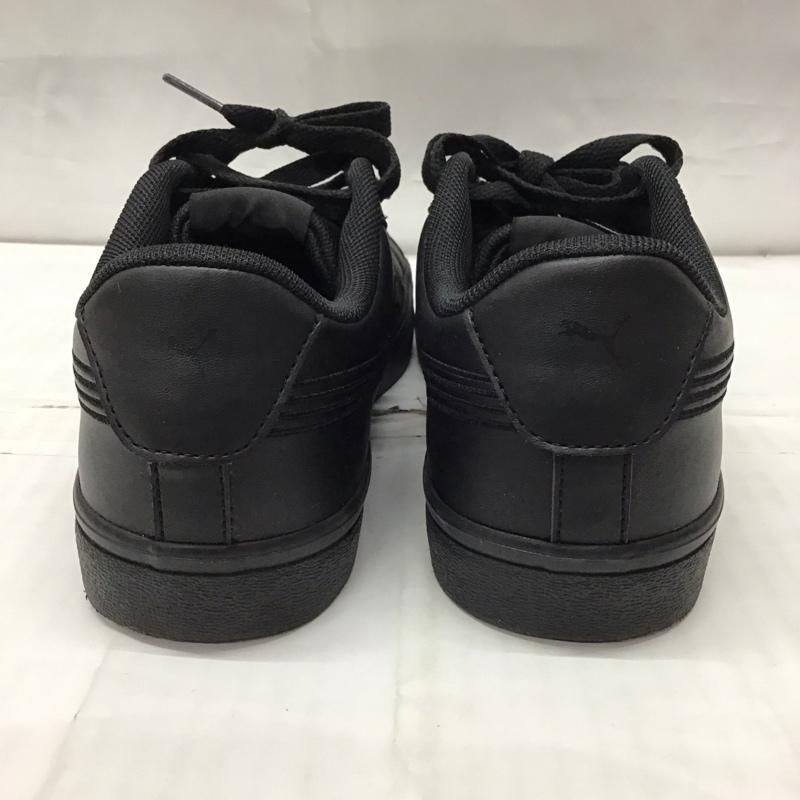 プーマ PUMA スニーカー スニーカー 389908-02 Vコート バルク EB 24cm 24.0cm ロゴ、文字 黒 / ブラック /  レディース USED 古着 中古 10117741