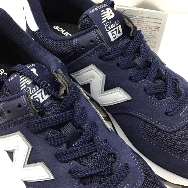 ニューバランス New Balance スニーカー スニーカー ML574EN2 タグ付き 26.5cm 26.5cm ロゴ、文字 紺 / ネイビー / X 白 / ホワイト /  メンズ USED 古着 中古 10121612