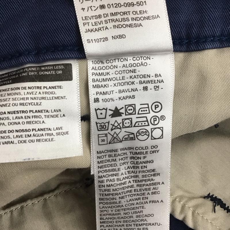リーバイス Levi s パンツ ショートパンツ ショートパンツ ハーフパンツ カジュアルパンツ 30インチ 無地 紺 / ネイビー /  メンズ USED 古着 中古 10135757