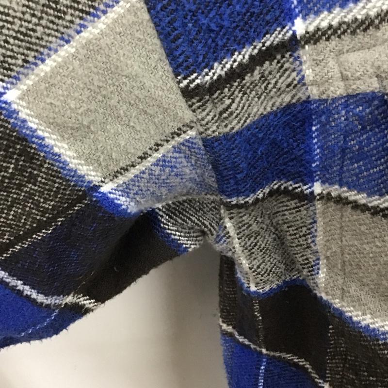 テンダーロイン TENDERLOIN シャツ、ブラウス 長袖 長袖シャツ チェックシャツ カラーシャツ カジュアルシャツ ポケットシャツ XL チェック 青 / ブルー /  メンズ USED 古着 中古 10112082