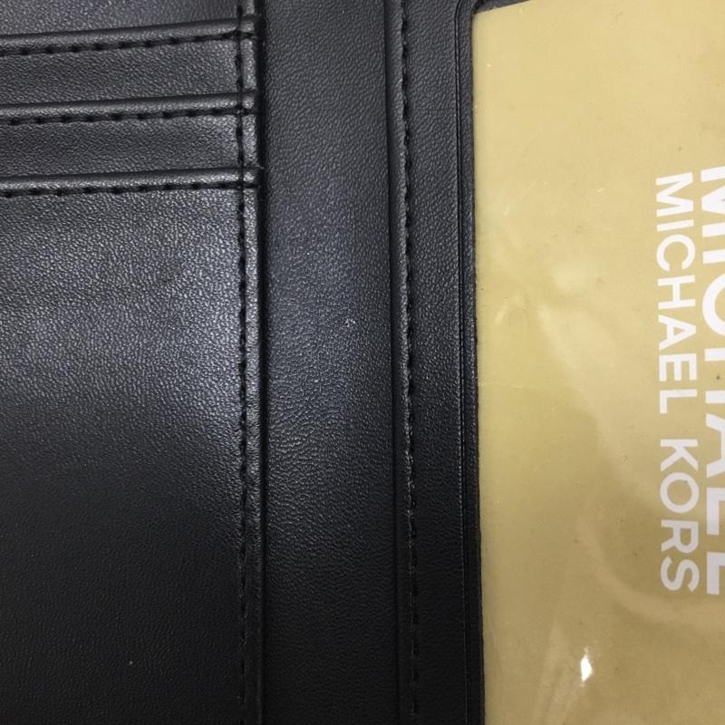マイケルコース MICHAEL KORS 財布 コンパクト財布 35T2GTVE2B ミニ財布 がま口 総柄 黒 / ブラック /  レディース USED 古着 中古 10119574