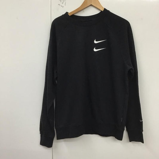 ナイキ NIKE トレーナー 長袖 db4960-010 長袖スウェット クルーネック L ロゴ、文字 黒 / ブラック /  メンズ USED 古着 中古 10129263