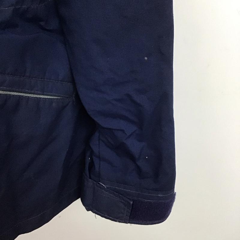 ザノースフェイス THE NORTH FACE ジャケット、上着 ジャンパー、ブルゾン ジップアップジャケット ジャンパー ナイロンジャケット カジュアルジャケット アウター 80s 茶タグ L ロゴ、文字 紺 / ネイビー /  メンズ USED 古着 中古 10106970