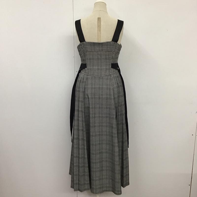 スナイデル SNIDEL ワンピース ロングスカート SWF0185027 0 チェック 灰 / グレー /  レディース USED 古着 中古 10117235