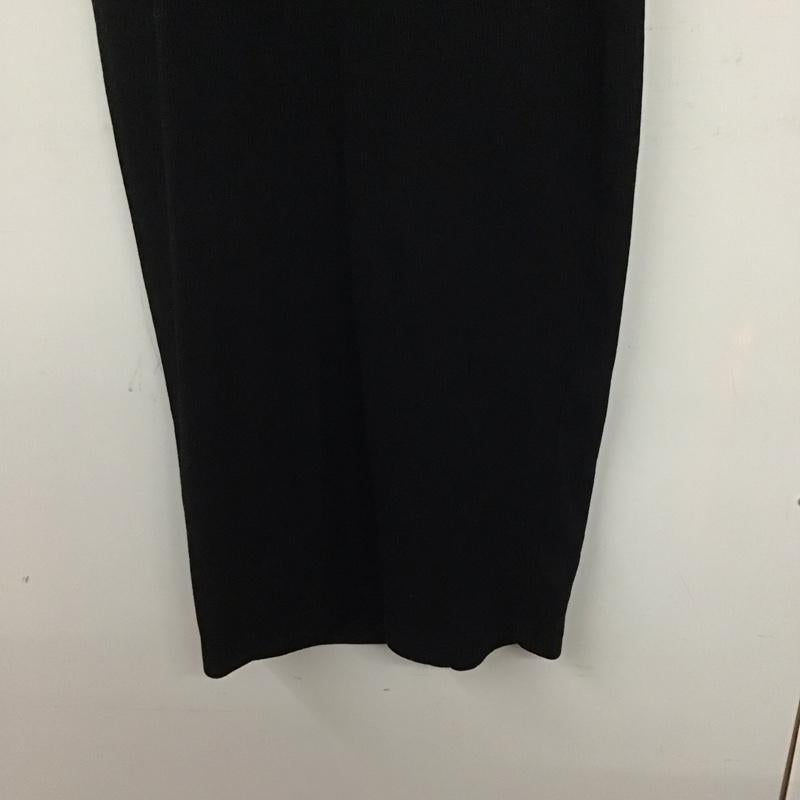 ザラ ZARA ワンピース ロングスカート ノースリーブ タートルネック リブ M 無地 黒 / ブラック /  レディース USED 古着 中古 10145966