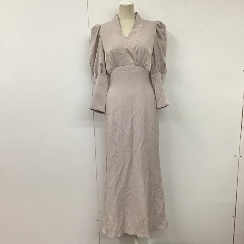 スナイデル SNIDEL ワンピース ロングスカート SWFO215040 パフスリーブスイッチングワンピース 1 無地 灰 / グレー /  レディース USED 古着 中古 10123062