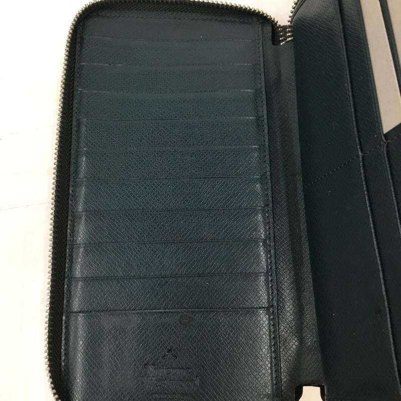 ヴィヴィアンウエストウッド Vivienne Westwood 財布 長財布 51080021 ラウンドファスナー 箱有 KENT TRAVEL R.ZIP ワンポイント 緑 / グリーン /  メンズ USED 古着 中古 10106000