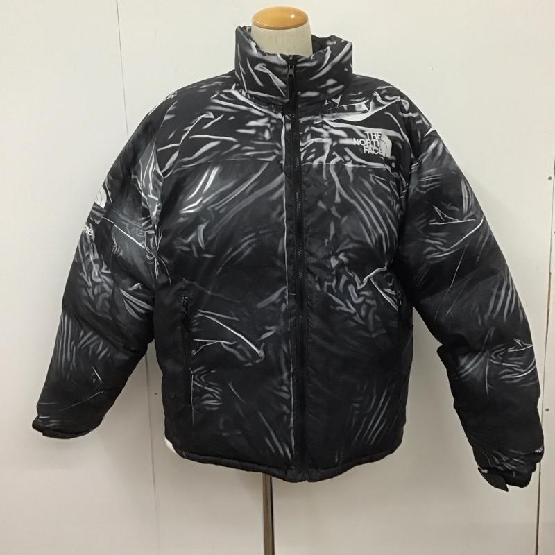 シュプリーム Supreme ジャケット、上着 ジャンパー、ブルゾン nd023001 23SS TrompeLoeilPrintedNuptseJacket ジップアップジャケット ダウンジャケット アウター Supreme×THENORTHFACE XL ロゴ、文字 白 / ホワイト / X 灰 / グレー /  メンズ USED 古着 中古 10108618