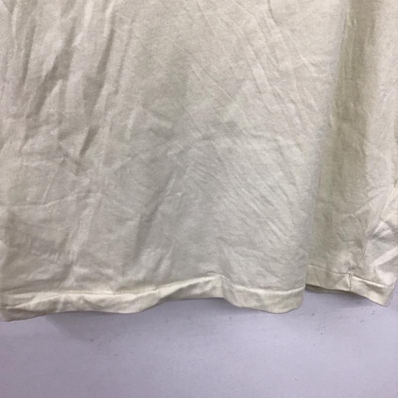 ポロラルフローレン POLO RALPH LAUREN Tシャツ 半袖 半袖カットソー プリントTシャツ クルーネックカットソー M ロゴ、文字 アイボリー / アイボリー /  メンズ USED 古着 中古 10140752