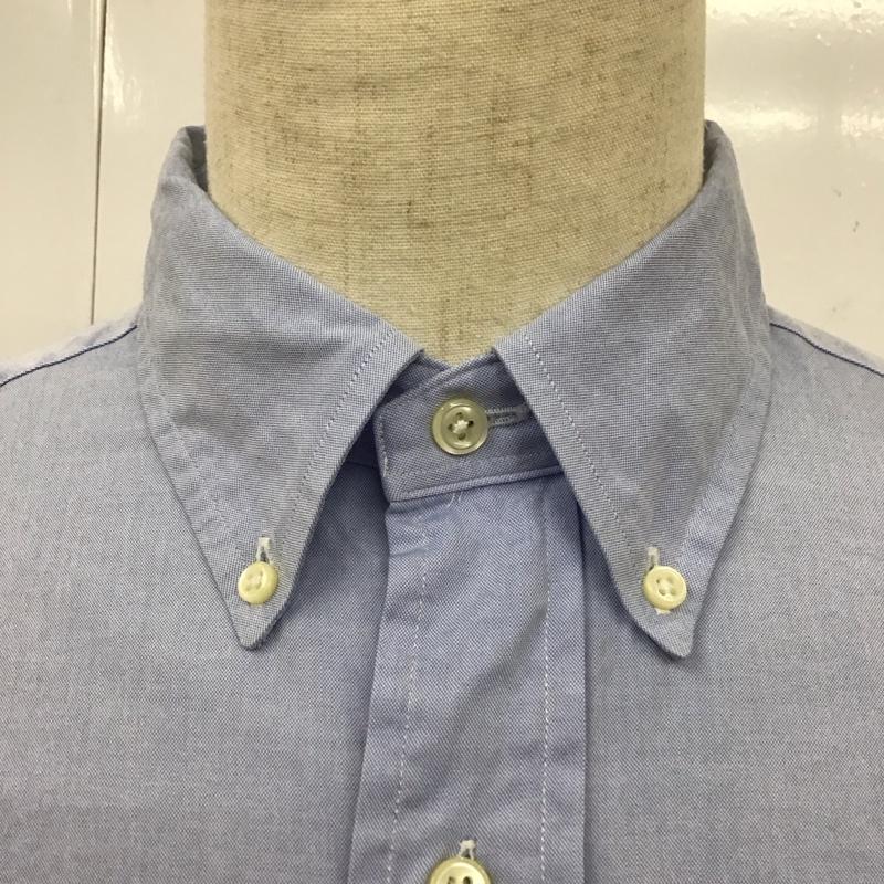 ラルフローレン RALPHLAUREN シャツ、ブラウス 長袖 長袖シャツ カラーシャツ ボタンダウンシャツ 長袖カットソー ロゴ、文字 水色 / ライトブルー /  メンズ USED 古着 中古 10115135