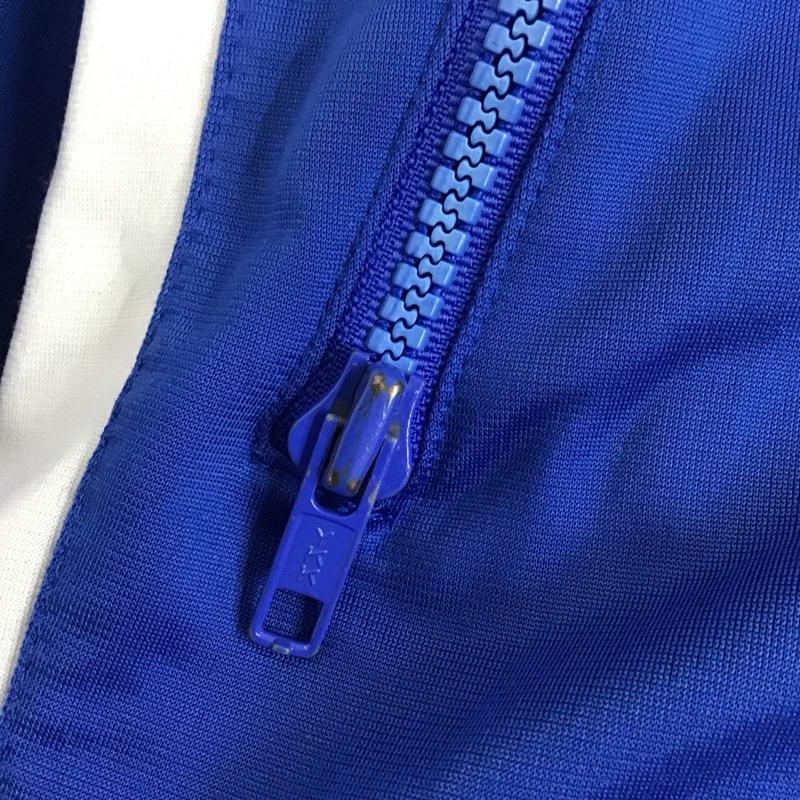 ナイキ NIKE ジャケット、上着 ジャンパー、ブルゾン ジップアップジャケット ジャンパー ジャージ 古着 スポーツウェア M ロゴ、文字 白 / ホワイト / X 青 / ブルー /  メンズ USED 古着 中古 10111624