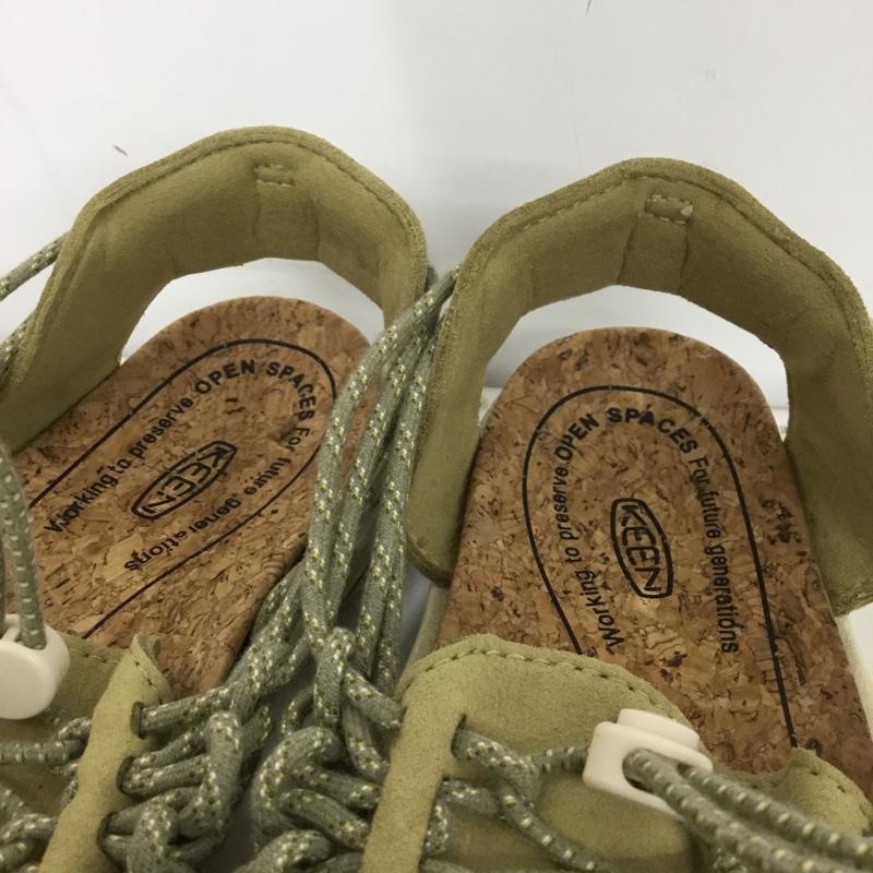 キーン KEEN サンダル サンダル 1028686 UNEEK 2 HARVEST 24cm アウトドアシューズ 24.0cm ロゴ、文字 カーキ / カーキ /  レディース USED 古着 中古 10148641