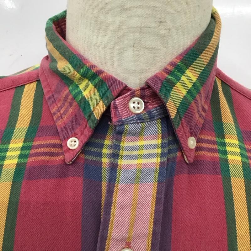 ラルフローレン RALPHLAUREN シャツ、ブラウス 長袖 長袖シャツ カラーシャツ 長袖カットソー チェックシャツ M チェック マルチカラー / マルチカラー /  メンズ USED 古着 中古 10124535
