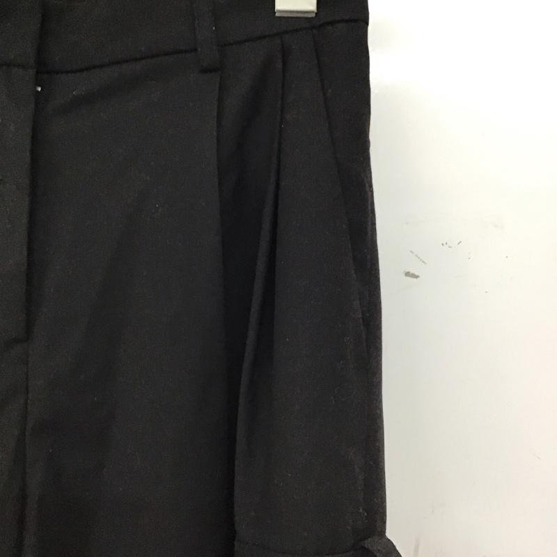 エモダ EMODA パンツ ワークパンツ、ペインターパンツ 042350700401-01 ツータックワイドカーゴパンツ ワイドパンツ S 無地 黒 / ブラック /  レディース USED 古着 中古 10149359