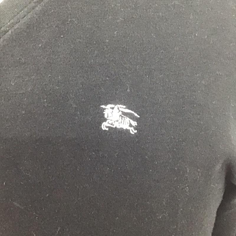 バーバリーブラックレーベル BURBERRY BLACK LABEL Tシャツ 長袖 BMV21-709-09 Vネック 2 ワンポイント 黒 / ブラック /  メンズ USED 古着 中古 10111854