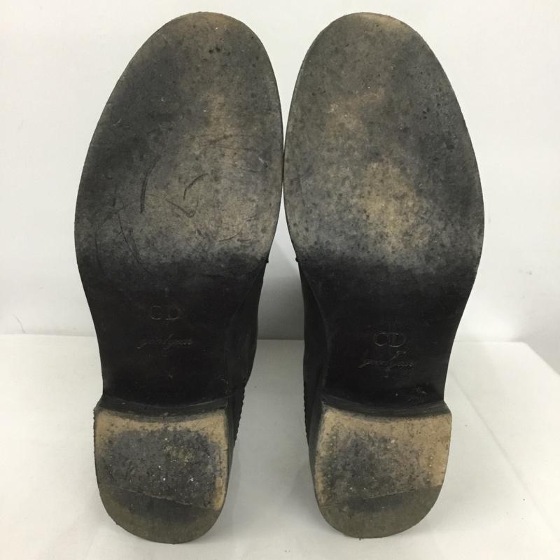 ディオールオム Dior homme ブーツ 一般 10HBM ペコスブーツ ロングブーツ 43 無地 灰 / グレー /  メンズ USED 古着 中古 10124612