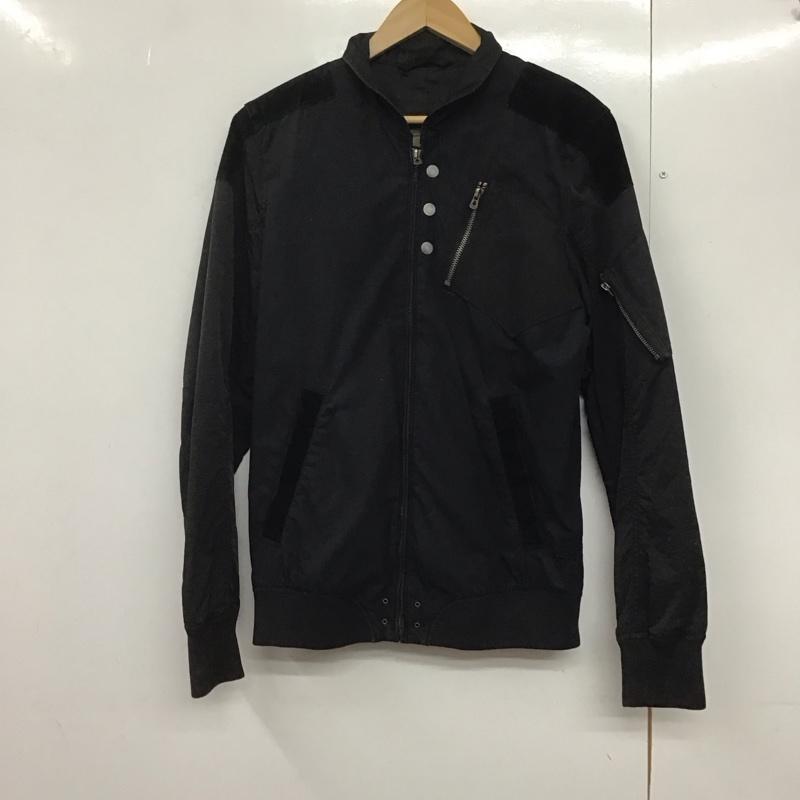 ディーゼル DIESEL ジャケット、上着 ジャンパー、ブルゾン ジップアップジャケット アウター M 無地 黒 / ブラック /  メンズ USED 古着 中古 10144192
