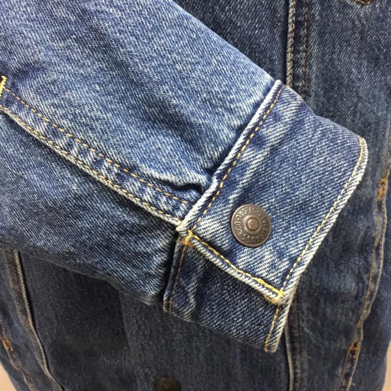 リーバイストラウスアンドコー Levi Strauss & co. ジャケット、上着 ジャケット、ブレザー デニムジャケット カラーボアジャケット Gジャン S 無地 インディゴ / インディゴ /  メンズ USED 古着 中古 10115029