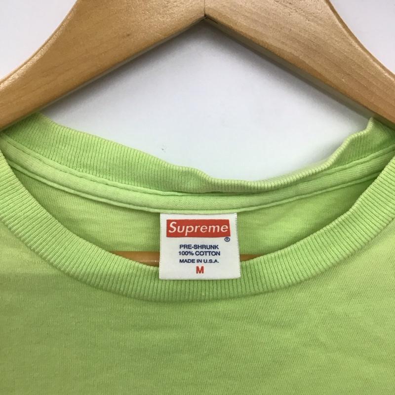 シュプリーム Supreme Tシャツ 半袖 ArabicLogoTee プリントTシャツ M ロゴ、文字 薄緑 / ライトグリーン /  メンズ USED 古着 中古 10146188