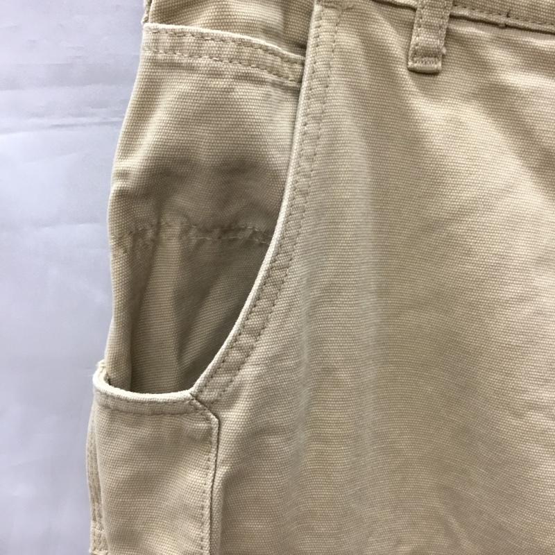 エクストララージ XLARGE パンツ ワークパンツ、ペインターパンツ カーゴパンツ カジュアルパンツ ワイドパンツ ワークパンツ ミリタリーパンツ 30インチ 無地 ベージュ / ベージュ /  メンズ USED 古着 中古 10111921
