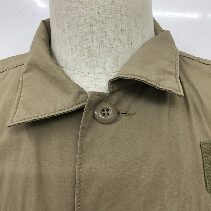 アヴィレックス AVIREX シャツ、ブラウス 半袖 L 無地 ベージュ / ベージュ /  メンズ USED 古着 中古 10105997