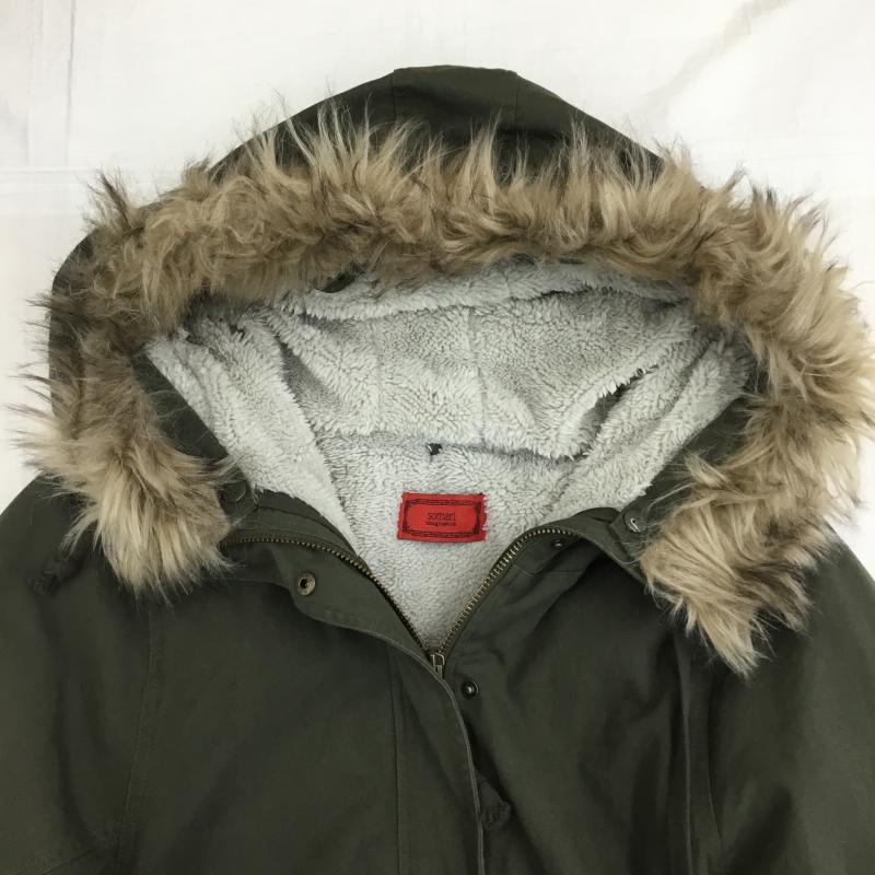 ソマリ somari コート コート一般 NZ-203 モッズコート 2 無地 カーキ / カーキ /  レディース USED 古着 中古 10143132