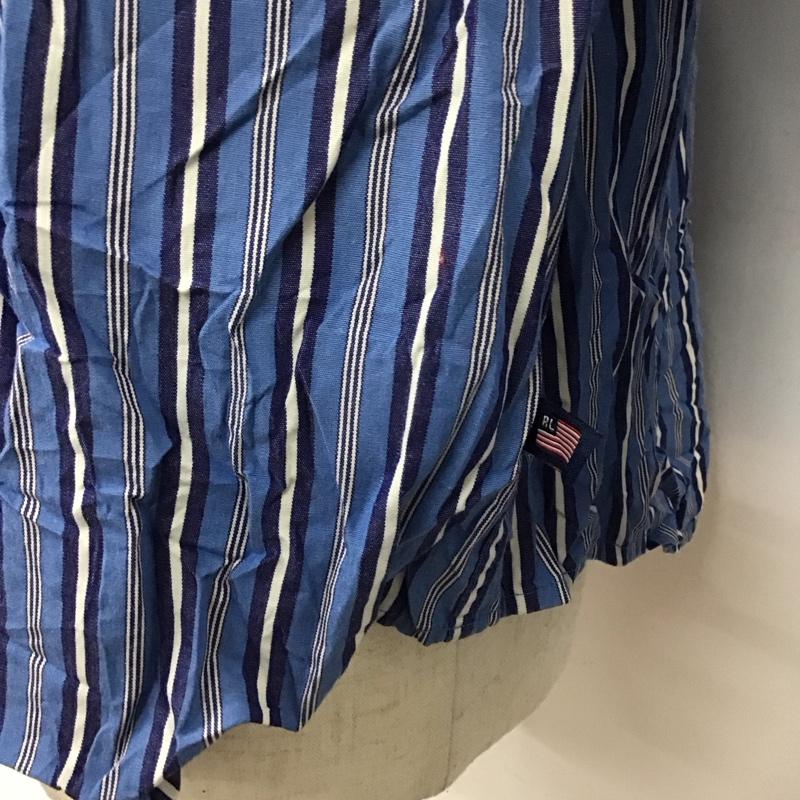 ラルフローレン RALPHLAUREN シャツ、ブラウス 長袖 長袖シャツ カラーシャツ ポケットシャツ 長袖カットソー ストライプシャツ L ストライプ マルチカラー / マルチカラー /  メンズ USED 古着 中古 10118276