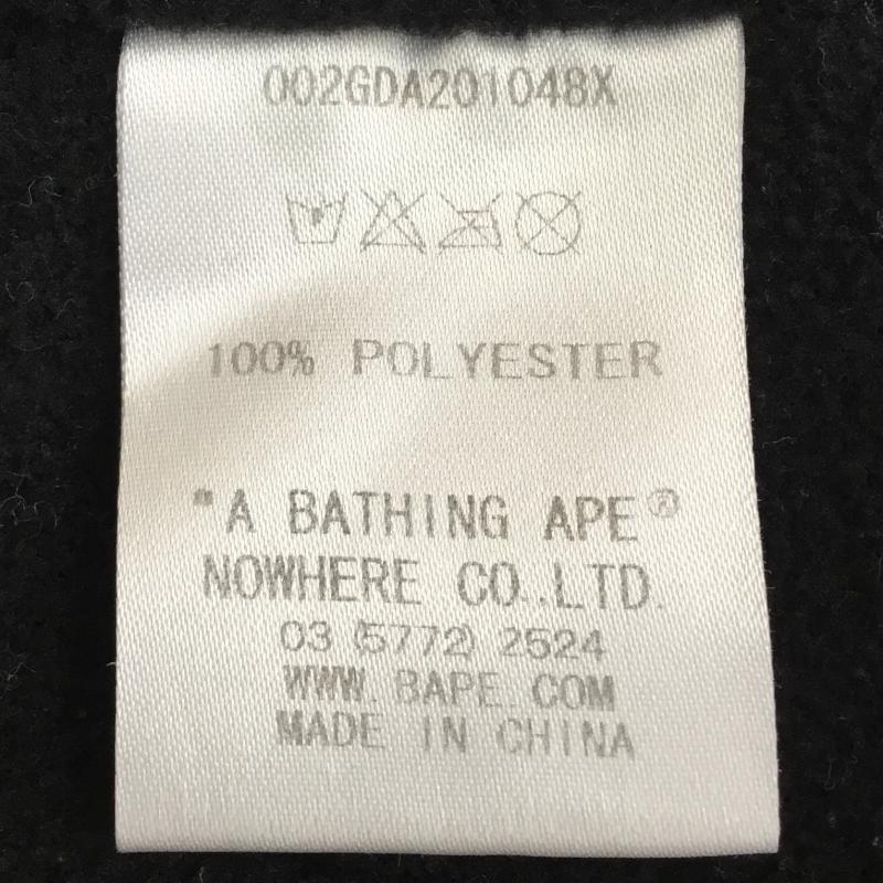 アベイシングエイプ A BATHING APE マフラー マフラー ネックウォーマー 無地 黒 / ブラック /  メンズ USED 古着 中古 10136545