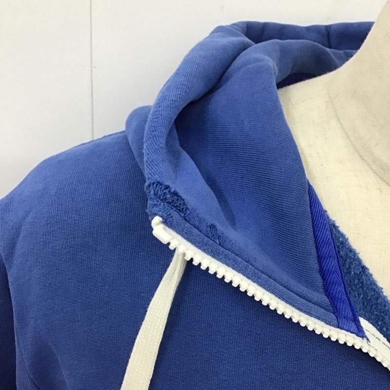 ザノースフェイス THE NORTH FACE パーカー 長袖 nt11530 REARVIEWFULLZIPHOODIE ジップアップパーカー 長袖パーカー フード付きパーカー L ロゴ、文字 水色 / ライトブルー /  メンズ USED 古着 中古 10123826