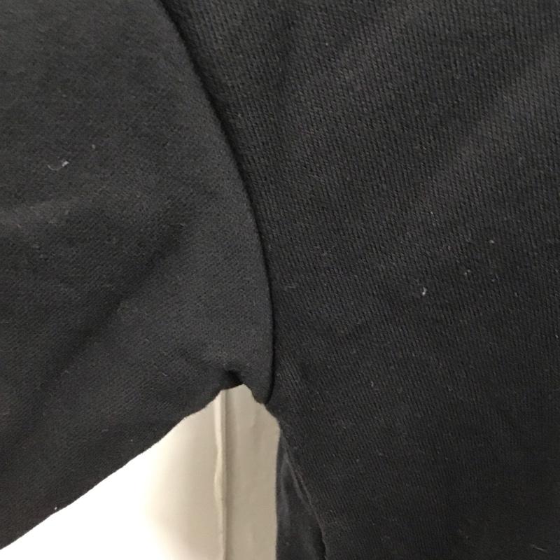 ミルクフェド MILKFED. ワンピース ロングスカート 03184952 ロゴライン スウェット 長袖 ロゴ、文字 黒 / ブラック /  レディース USED 古着 中古 10112026