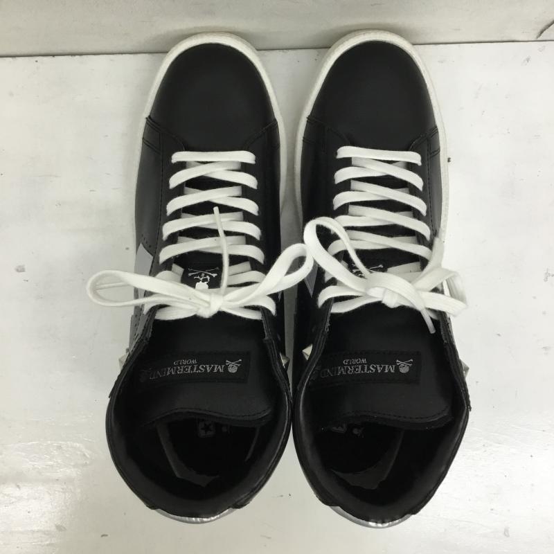 コンバース CONVERSE スニーカー スニーカー 34200960 PRO LEATHER HI MASTERMINDコラボ 28.0cm ロゴ、文字 黒 / ブラック / X 銀 / シルバー /  メンズ USED 古着 中古 10143892