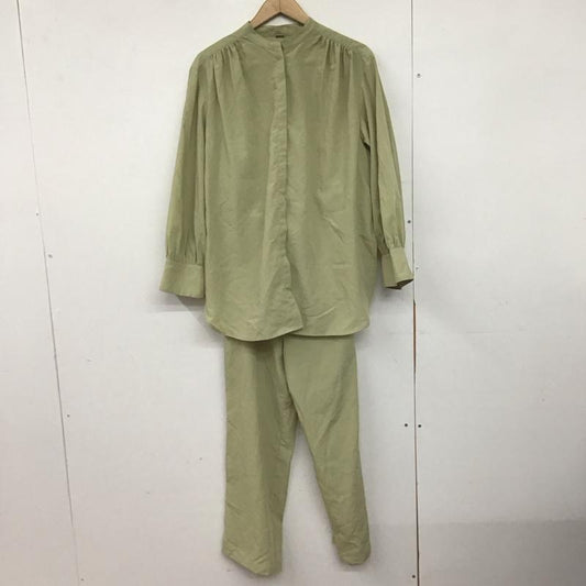 ミラオーウェン Mila Owen ワンピース・ドレス・オールインワン ワンピース・ドレス・オールインワン オールインワン 長袖シャツ ワイドパンツ 0 無地 薄緑 / ライトグリーン /  レディース USED 古着 中古 10147094