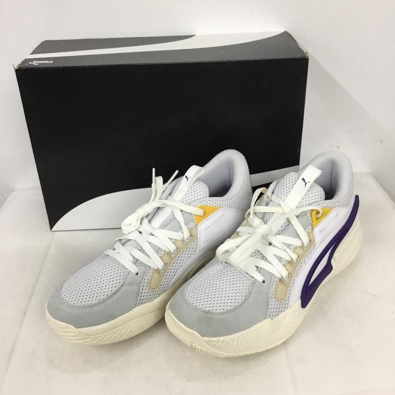 プーマ PUMA スニーカー スニーカー 378052-05 Cout Rider Chaos Slash 28cm 箱有 28.0cm ワンポイント 白 / ホワイト / X 紫 / パープル /  メンズ USED 古着 中古 10131045