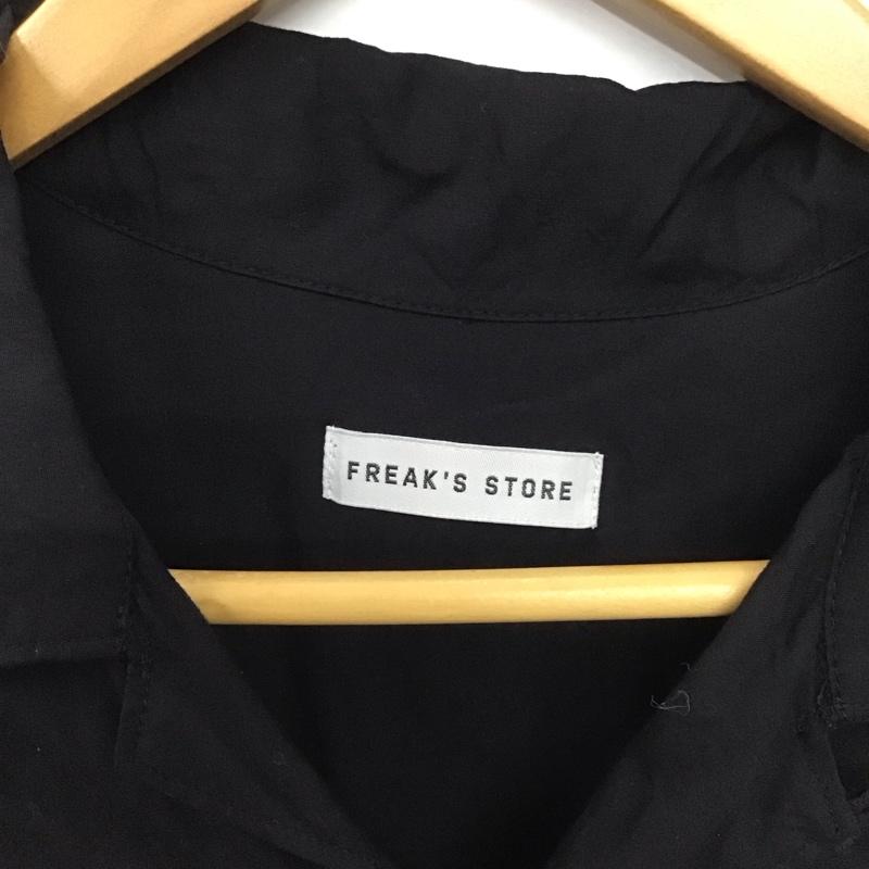 フリークスストア FREAK S STORE シャツ、ブラウス 長袖 長袖シャツ 刺繍シャツ カラーシャツ M 刺繍 黒 / ブラック /  メンズ USED 古着 中古 10148958