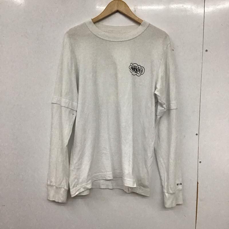 サカイ Sacai カットソー 長袖 23-0625s EricHaze カットソー 長袖Tシャツ プリントTシャツ 2 プリント 白 / ホワイト /  メンズ USED 古着 中古 10140311