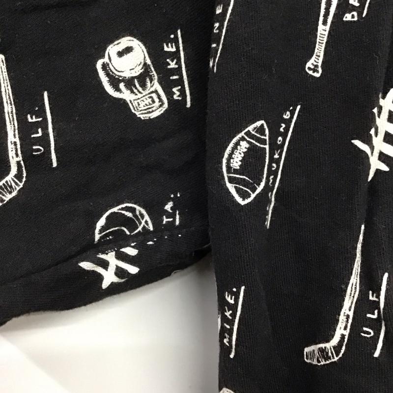 アンディフィーテッド UNDEFEATED Tシャツ 半袖 半袖カットソー プリントTシャツ クルーネックカットソー M プリント 黒 / ブラック /  メンズ USED 古着 中古 10141735