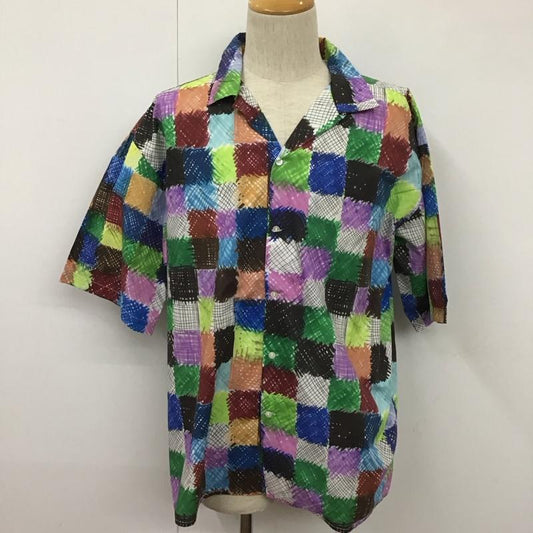 ニコアンド niko and... シャツ、ブラウス 半袖 X223ZA02AD TSUMORI CHISATO 開襟シャツ L 総柄 マルチカラー / マルチカラー /  メンズ USED 古着 中古 10111561
