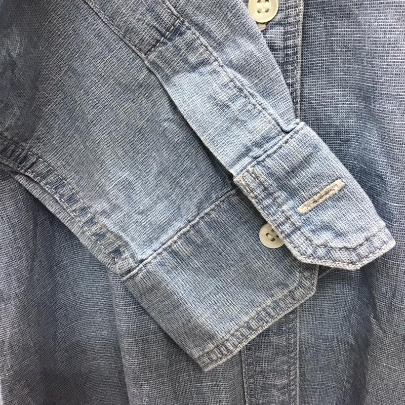ブルーブルー BLUE BLUE ワンピース ロングスカート デニム シャツワンピース 無地 水色 / ライトブルー /  レディース USED 古着 中古 10112474