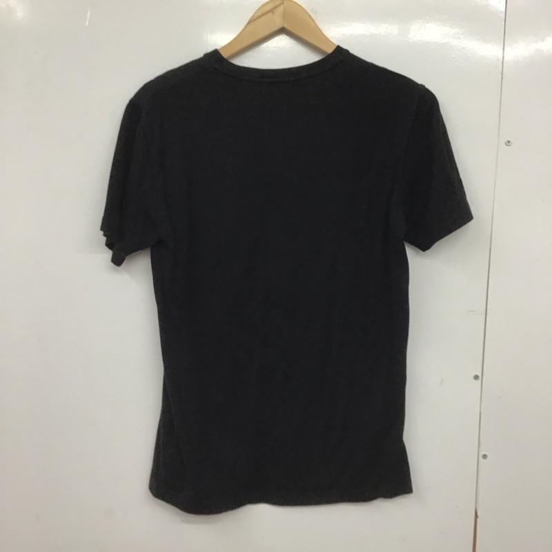 バーバリーブラックレーベル BURBERRY BLACK LABEL Tシャツ 半袖 半袖カットソー プリントTシャツ クルーネックカットソー 2 ロゴ、文字 黒 / ブラック /  メンズ USED 古着 中古 10148254