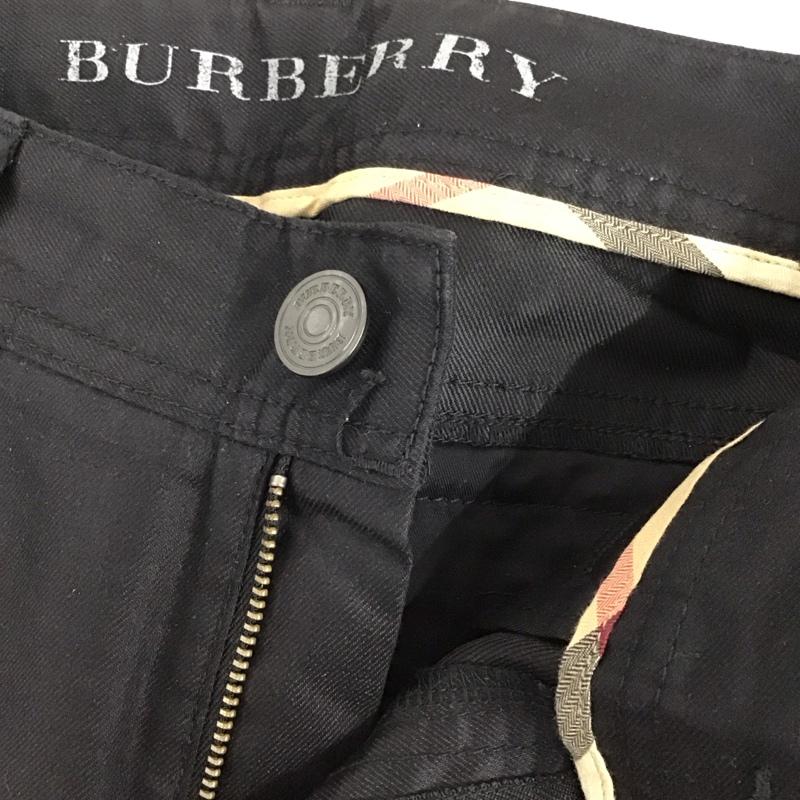 バーバリーロンドン Burberry London パンツ デニム、ジーンズ カジュアルパンツ スリムパンツ ストレッチパンツ ジーンズ 44 無地 黒 / ブラック /  レディース USED 古着 中古 10122474