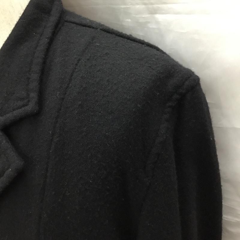 ブラックコムデギャルソン BLACK COMME des GARCONS ジャケット、上着 ジャケット、ブレザー カジュアルジャケット カラージャケット アウター XL 無地 黒 / ブラック /  メンズ USED 古着 中古 10120549