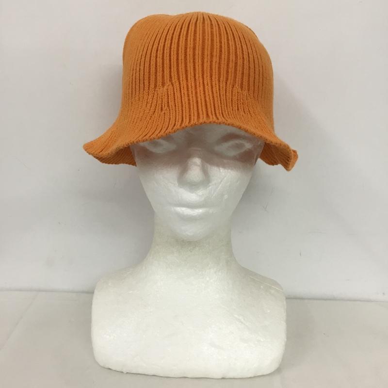 バトナー BATONER 帽子 ハット BN-24SI-004 THE SEAISLAND COTTON KNIT HAT FREE 無地 橙 / オレンジ /  メンズ USED 古着 中古 10144328